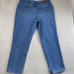 LL Bean Natural Fit Relaxed Tapered Denim Jeans Men’s Size 42x34